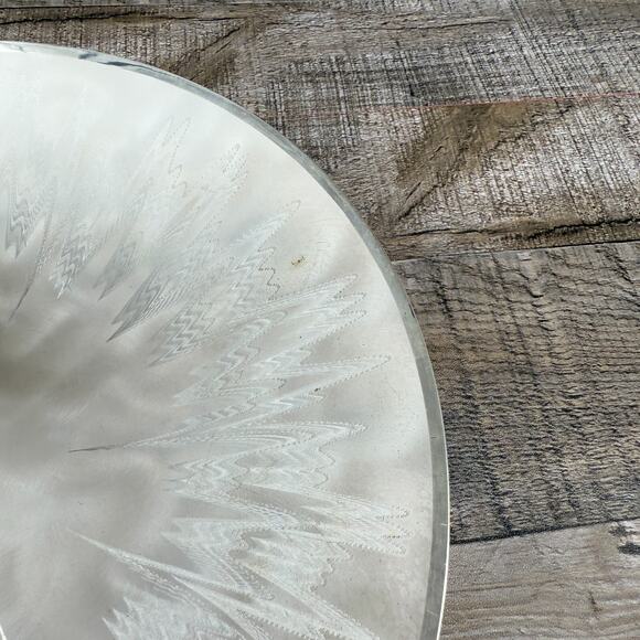 Vintage MCM Metal Serving Tray Dinner Plate - Picture 7 of 9